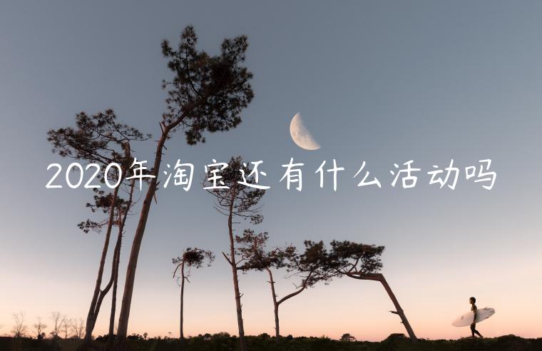 2023年淘寶還有什么活動(dòng)嗎